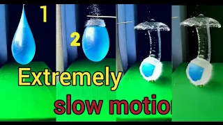 Most satisfying slow motion shot Ever Experiment at Home | Water balloon look AMAZING in slow motion