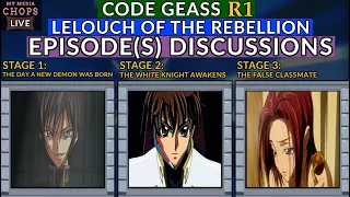 Code Geass Lelouch of the Rebellion R1 Episodes 1 - 3 Review and Analysis