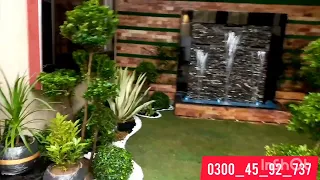 Creative garden ideas for Project of Gujrat Water fall Design idea 0300-45-92-737 Ahmad Hassan