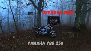 Off Road ride to the top of a 1060 meter high mountain - YAMAHA YBR 250 Ixil Exhaust (4K)