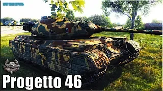 Progetto 46 бой ДО ПОСЛЕДНЕГО СНАРЯДА 🌟 World of Tanks прем танк Италии 8 уровень