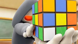Funny Animated Cartoon | Spookiz | The Rubik's Cube Challenge | 스푸키즈 | Cartoon For Children