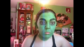 The Wicked Witch of the West Make-Up, Hair and Costume Tutorial Part 3