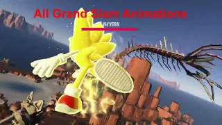 Sonic Frontiers All Boss Grand Slam Animations