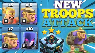 TH13 Easy Giant Thrower Attack Strategy | Easy Attack Barbarian Kicker With Link :- Clash of Clans