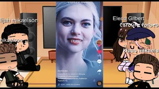 some of tvd and originals react to hope and Josie and Lizzie part 2 ❤♡ #originals #tvd #gachalife
