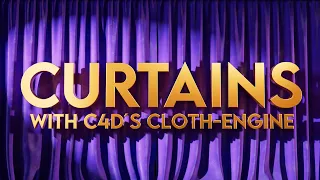 Create Super Smooth Curtains with Cinema 4D´s Cloth-Engine (2023 and higher)