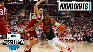 Indiana at Ohio State | Extended Highlights | Big Ten Men's Basketball | Feb. 21, 2022