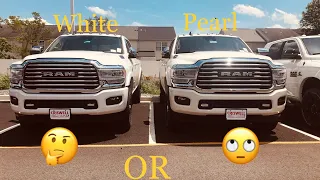 2019 RAM Paint Comparison - Which White Would You Choose?