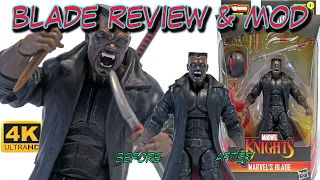 Blade Unboxing Review and Coat Mod Hasbro Pulse Marvel Knights Legends Mindless One BAF Wave