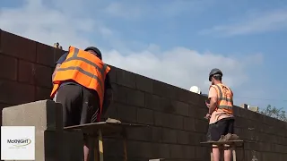 Ongoing building work at Brunton Park (31 May 2024)