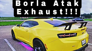 2018 Camaro RS Stock Exhaust VS Borla Atak!