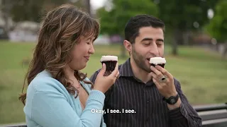 Love on the spectrum - Dani and Adan cupcake scene