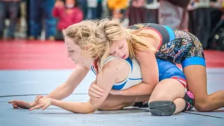 108 Girls Freestyle – Bryanna Luihn {B} of North Carolina vs. Gracie Guarino {R} of Illinois