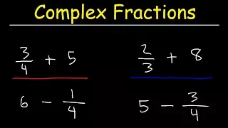 How To Simplify Complex Fractions