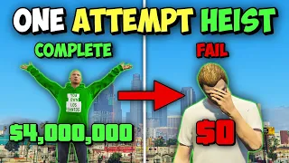 Can You Complete My Heist in One Attempt for $4 Million in GTA Online?!?