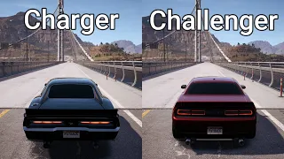 NFS Payback - Dodge Charger vs Dodge Challenger SRT8 - Drag Race