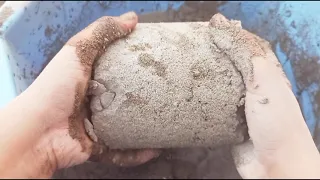 soft dusty sand cement crumbling🥰🔥 @sand.crumbling123ASMR