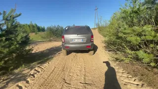 Jeep Grand Cherokee WK 3.0 CRD Front and Rear lockers test Żwirownia Bałtów