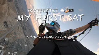 My first big collapse while doing wing overs  ~ Paragliding edit