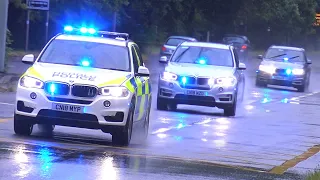 EPIC SPEED!! Armed Police Cars Repsonding in FAST CONVOY to Stabbing!