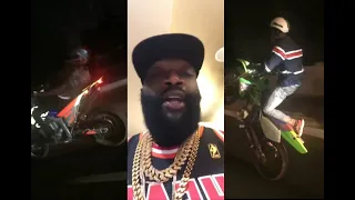 Rick Ross in Ghana with that #BikeLife