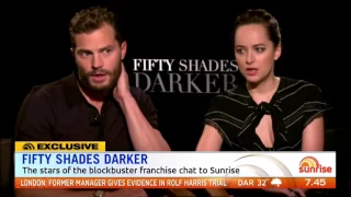 Jamie Dornan and Dakota Johnson talk Fifty Shades Darker (Sunrise Interview)