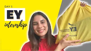 EY Summer Internship Vlog | Day 1