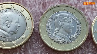 28 Circulat 1 Euro - Price Value EUROS Collection European Union