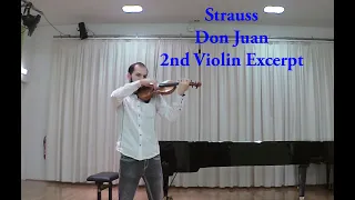 Strauss Don Juan (2nd Violin Excerpt)