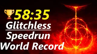 Elden Ring Any% Glitchless Speedrun in 58:35