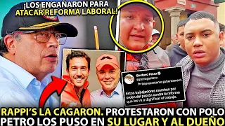 ¡RAPPI’S LA CAGARON PROTESTARON CON POLO! PETRO LOS PARÓ EN SECO Y AL DUEÑO ATACAN REFORMA ENGAÑADOS