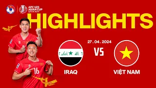 HIGHLIGHTS: IRAQ - VIETNAM | Extended Highlights | 27.04.2024 | AFC U23 Asian Cup 2024