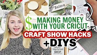 Genius Ways to Make Money With your Cricut! (My Secrets to Sell Crafts) + Christmas DOLLAR TREE DIYS