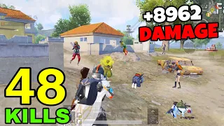 8962 DAMAGE - NEW DAMAGE RECORD in SEASON 18😱 | 48 KILLS vs SQUADS | PUBG Mobile