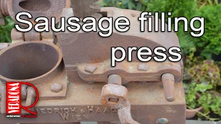 Rusted sausage filler Restoration.  DIY Plnička klobás