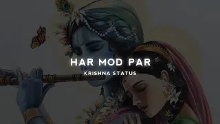 Har Mod Par Tumne Mujhe || Radha Krishna status 🌸❤️😌