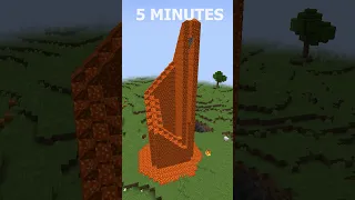 A skyscraper in minecraft in 10 minutes?  #minecraft #meme #memes #shorts #tiktok #gaming