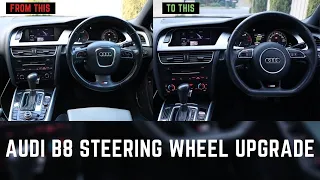 Audi Steering Wheel Upgrade (B8 to B8.5) Full Install