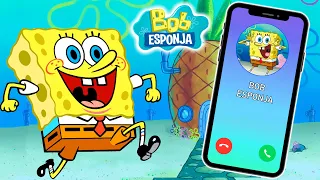 LLAMADA a BOB ESPONJA 💛 | BOB ESPONJA QUIERE SER TU AMIGO entérate de lo que tiene para contarte 🙌