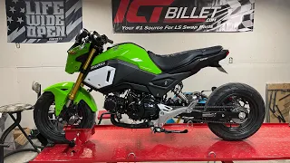 I Stretched And Lowered My Honda Grom. The Ruck Shop TRS 2020 Slammed Bike Motorcycle Scooter