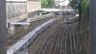 Paris-Les Trains De St.Lazare-TimeLapse