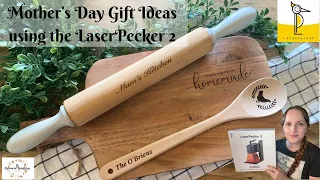 Mother's Day Gift Ideas using LaserPecker 2 | DIY Kitchen Decor | Farmhouse Style Customised Gifts