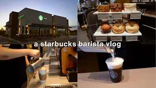 come work with me at starbucks! (starbucks barista vlog, day in life as a barista) ☕️