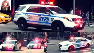NYPD Compilation of Police Cars Responding (Blips, Rumbler Sirens)