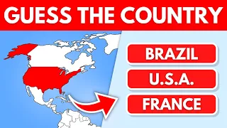 Guess the Country on the Map | Geography Trivia Quiz Challenge