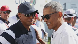 Obama and Trump Both Offer Tiger Woods Messages of Support