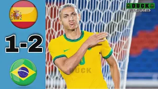 Spain 1-2 Brazil || Olympics Tokyo 2020 Final Match || Extended Highlights ||