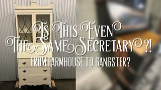 Vintage Secretary Makeover | The Godfather Desk | Elegant Upgrades