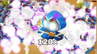 how long can 120 ball lightnings survive? | Btd6